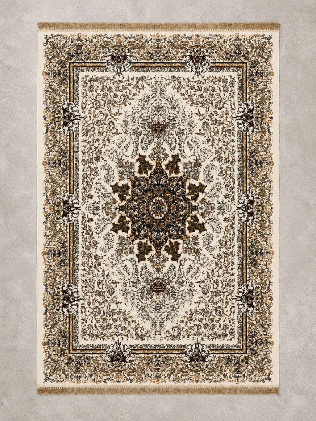 The Antique Alabaster Medallion Rug