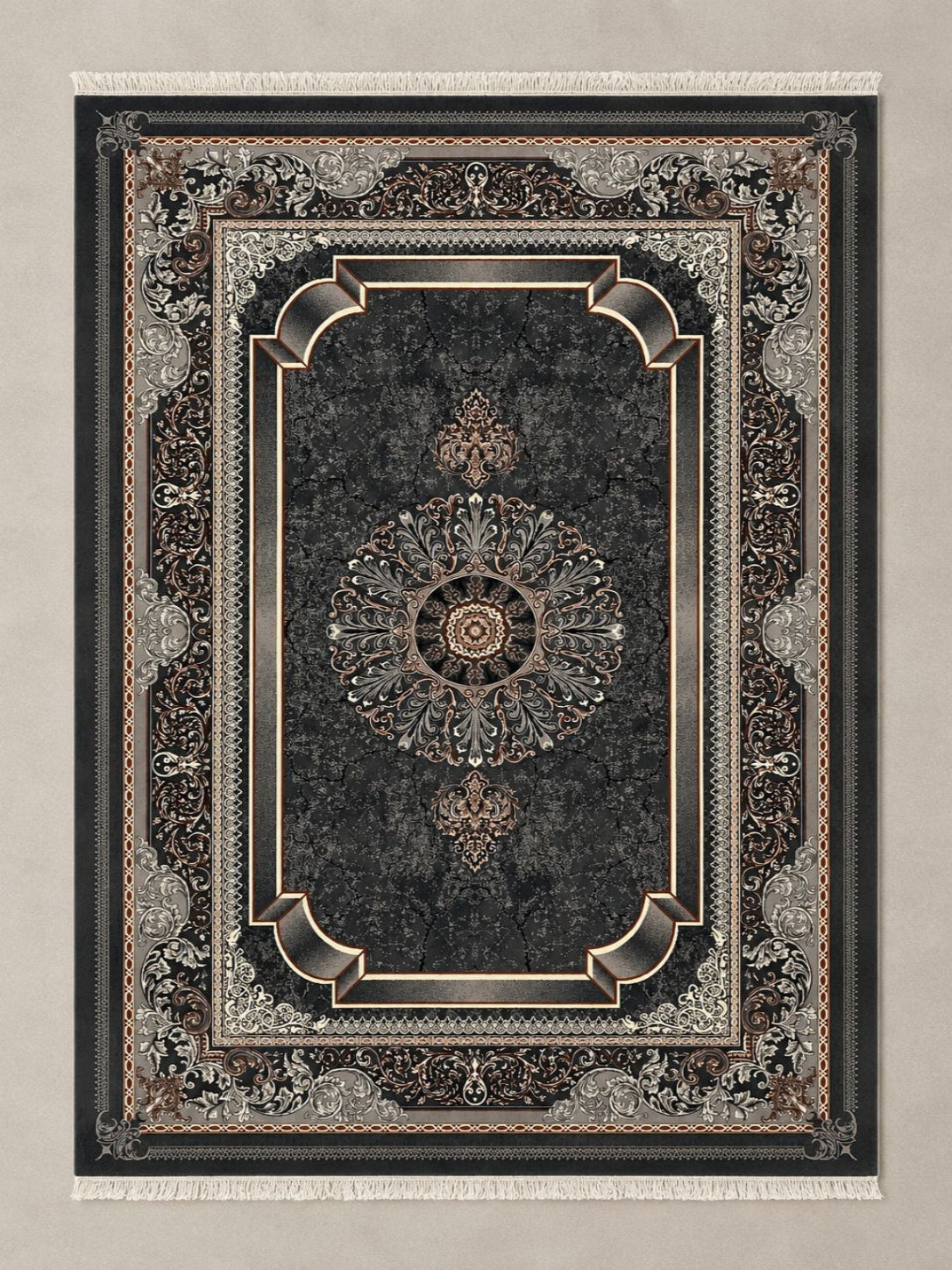 The Slate Empire 3D Medallion (Midnight Obsidian)