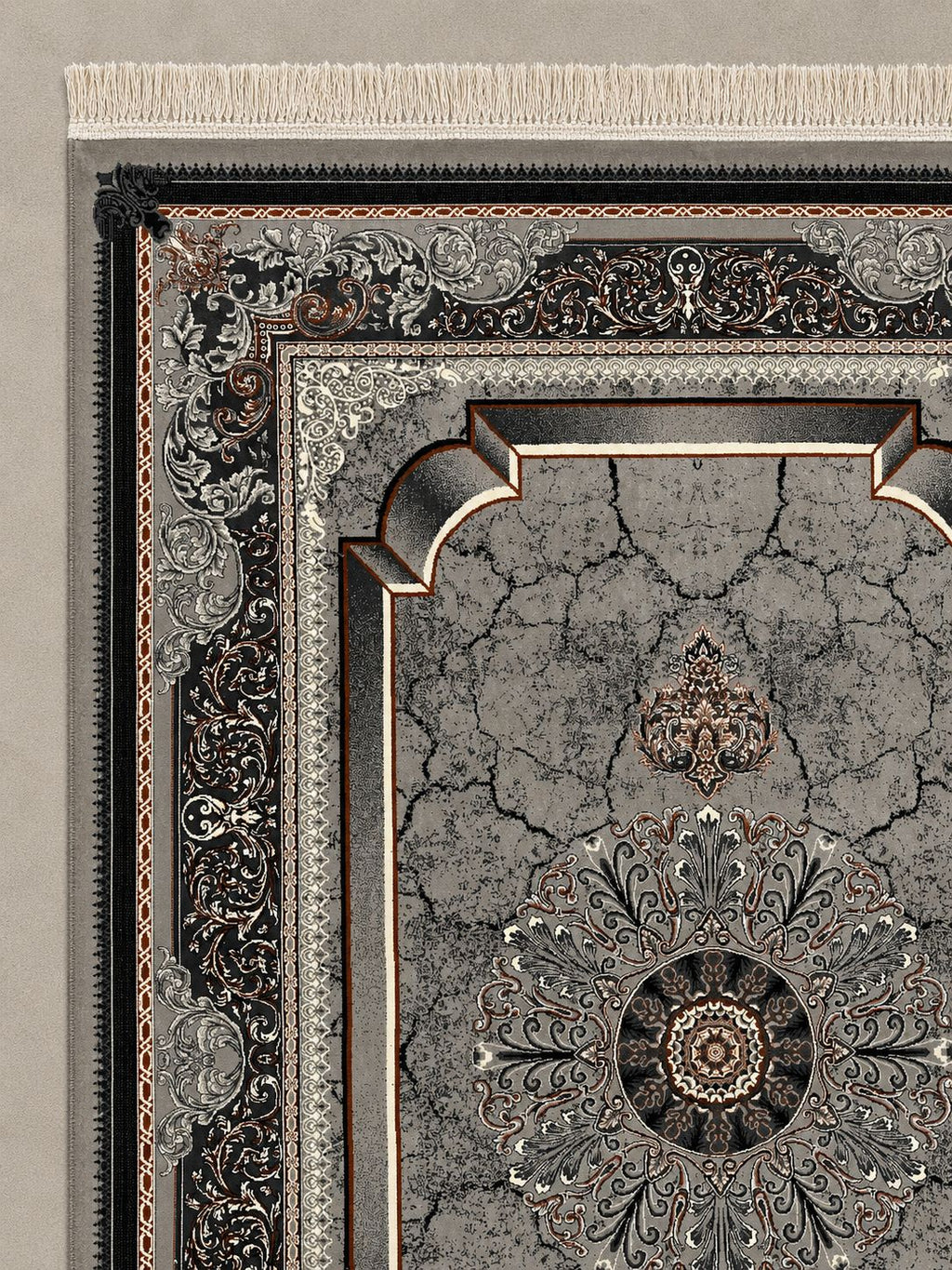 The Slate Empire 3D Medallion (Silver Slate)