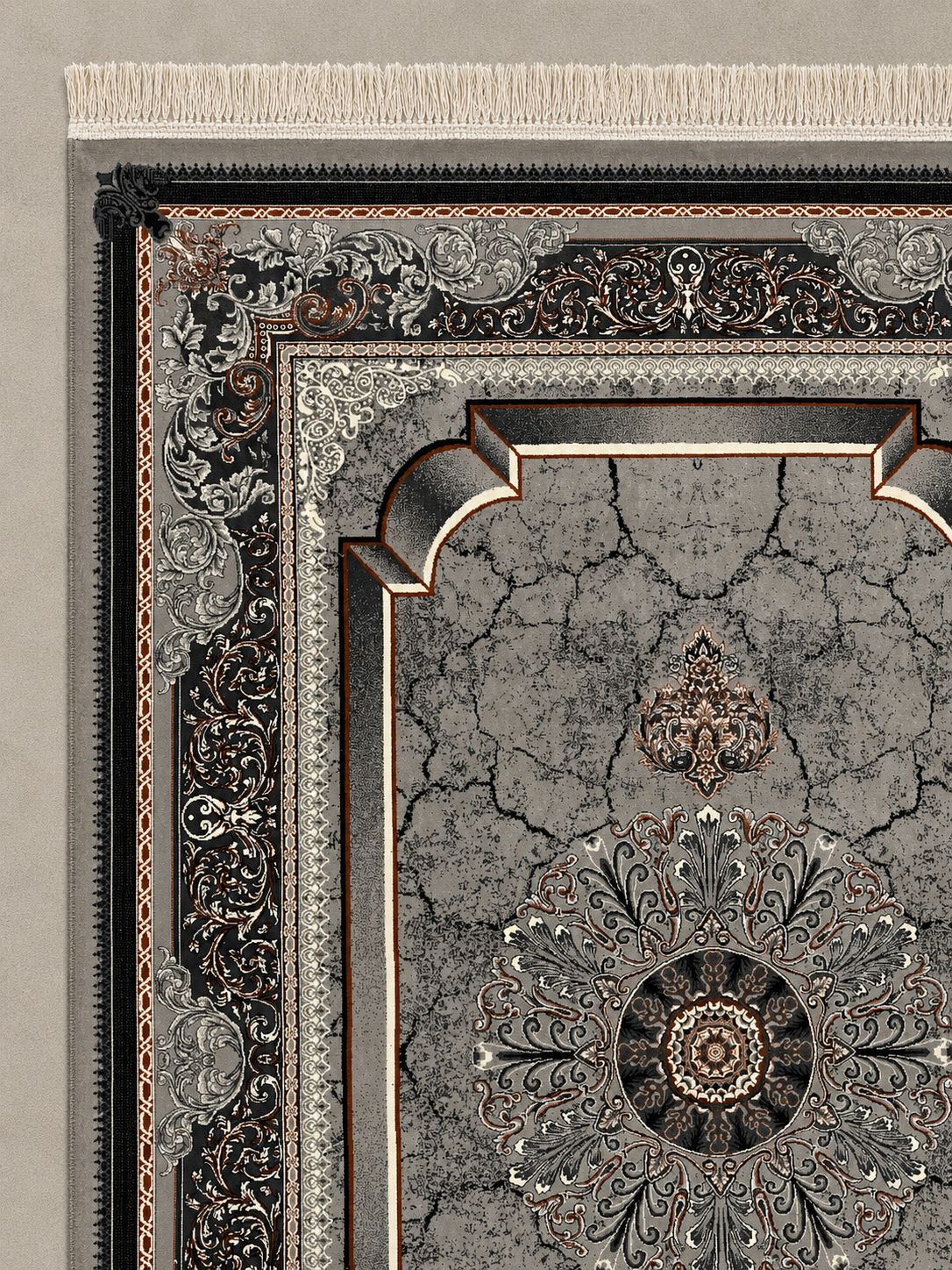 The Slate Empire 3D Medallion (Silver Slate)