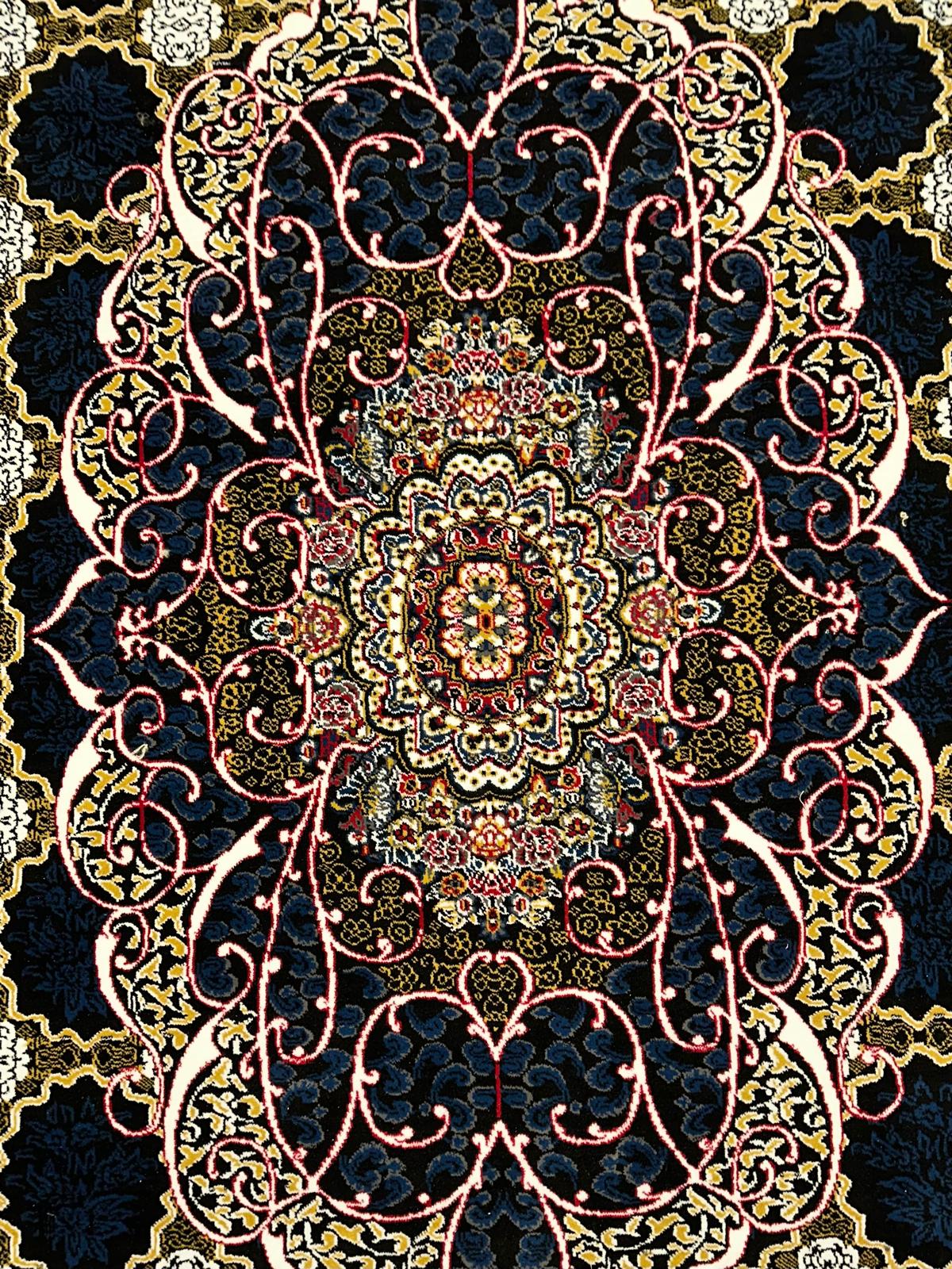 The Midnight Isfahan Medallion Rug