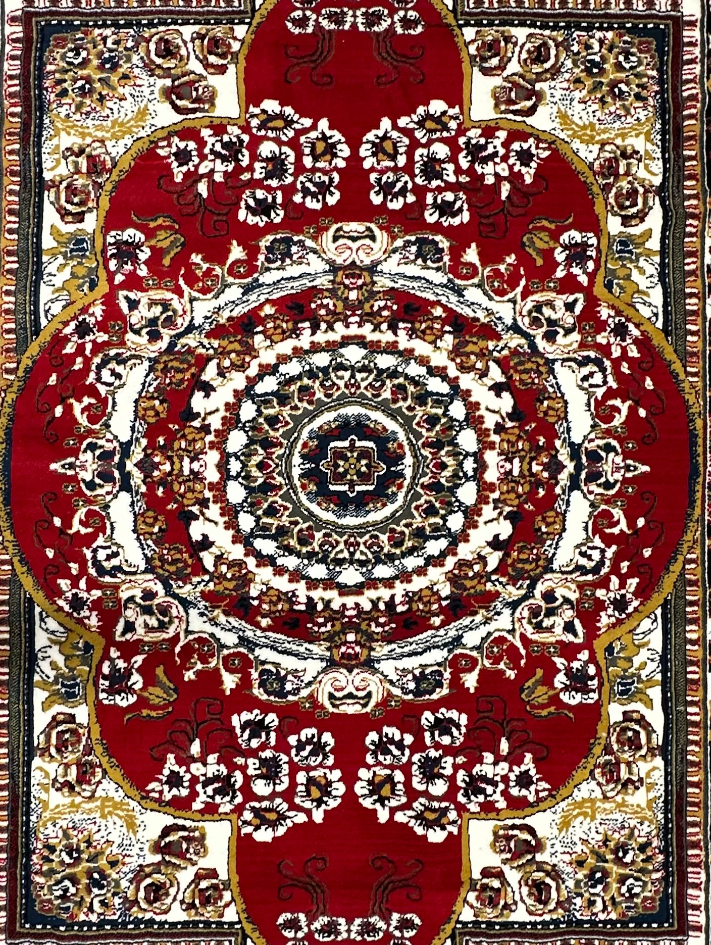 The Royal Crimson Medallion Rug