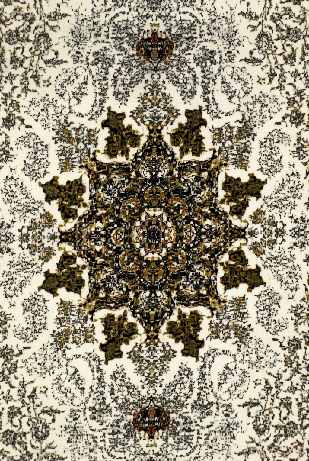 The Antique Alabaster Medallion Rug