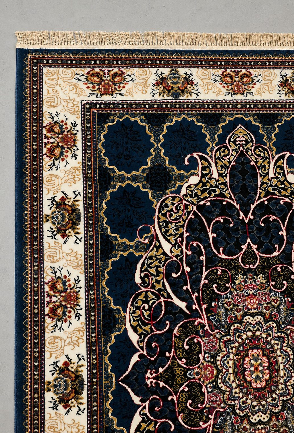 The Midnight Isfahan Medallion Rug