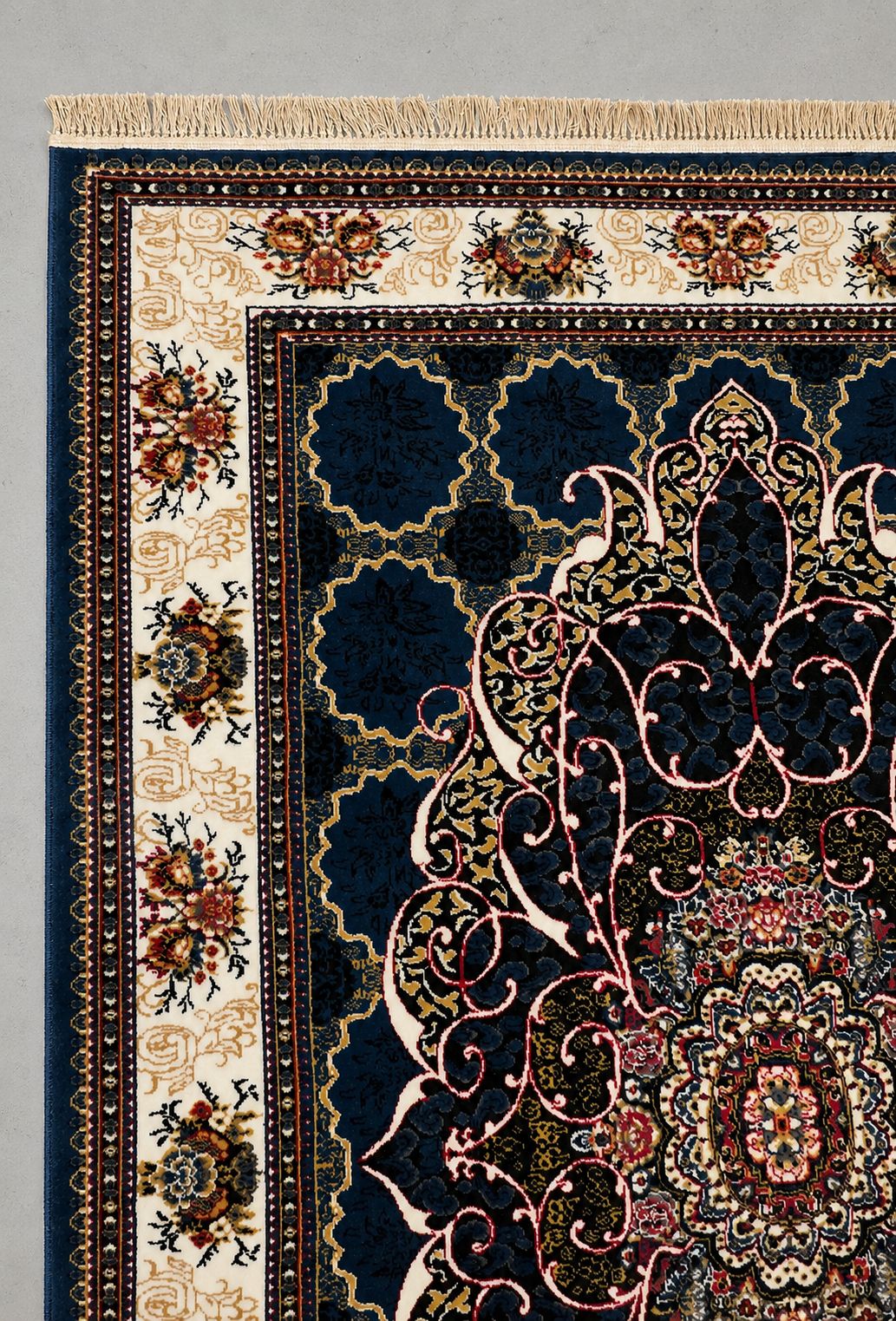 The Midnight Isfahan Medallion Rug