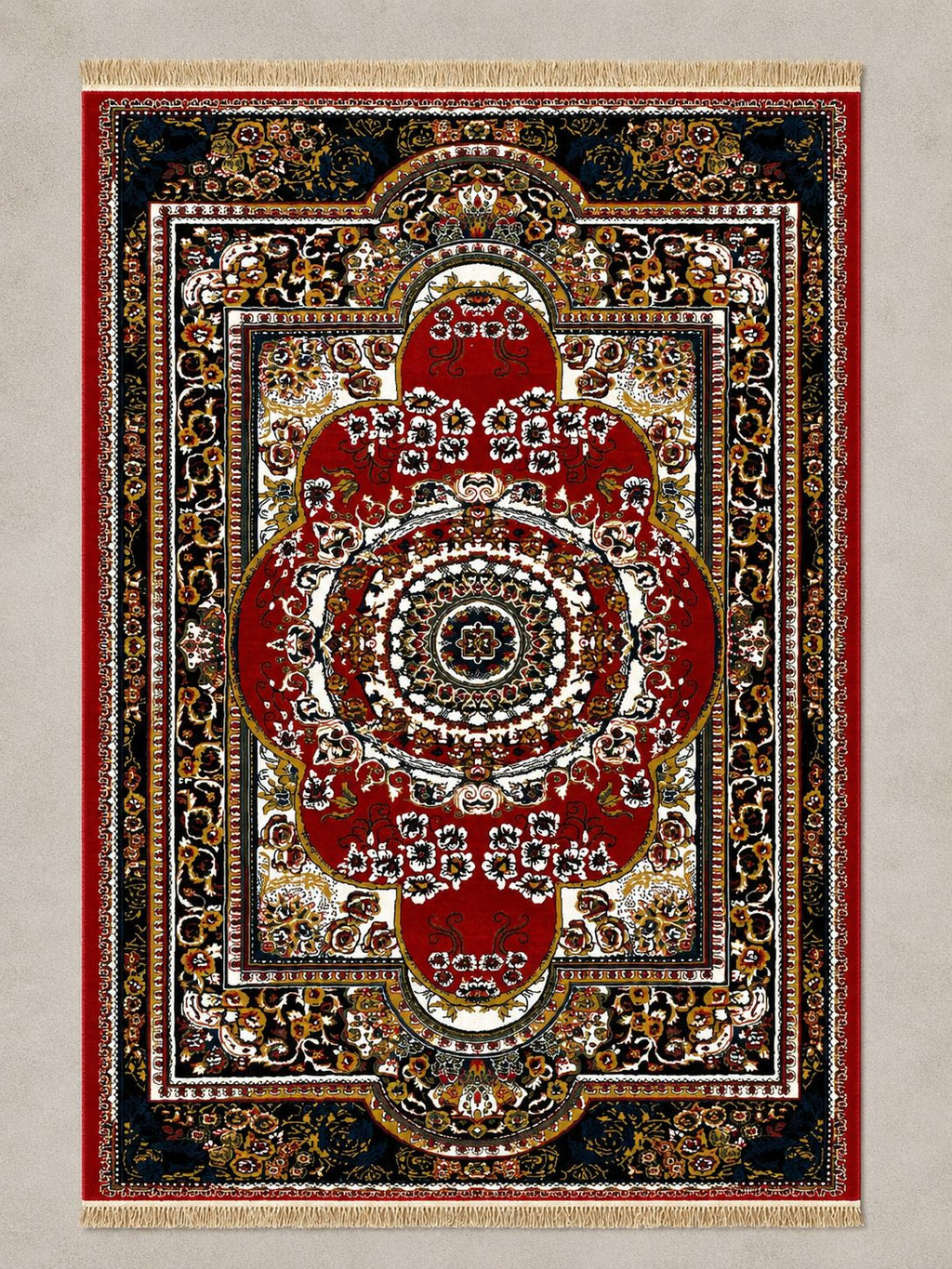 The Royal Crimson Medallion Rug