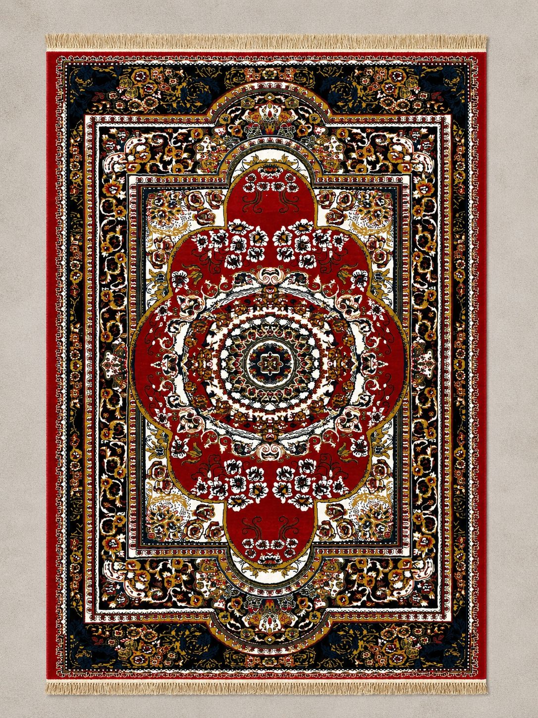 The Royal Crimson Medallion Rug